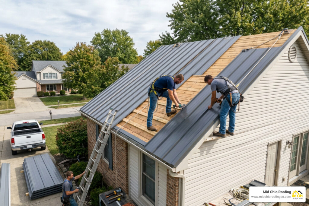 metal roof installation columbus