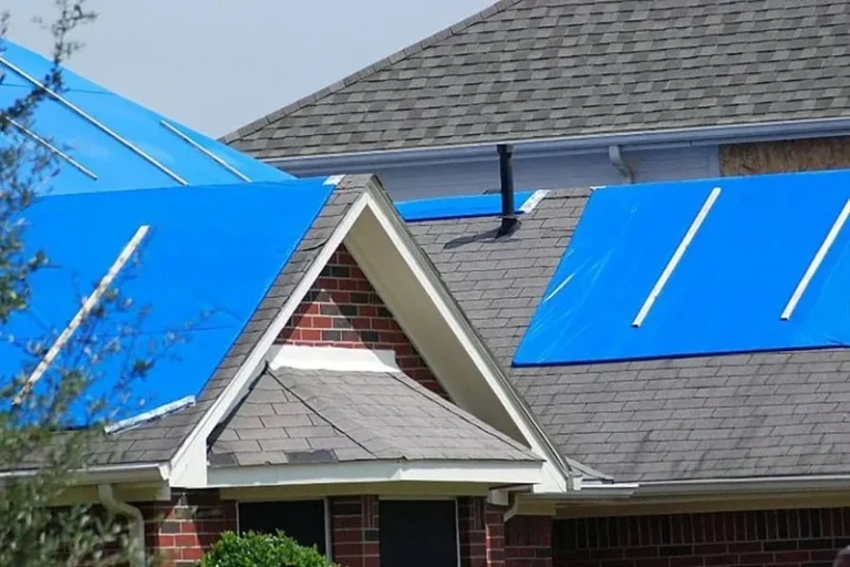 emergency roofing storm damage active leak